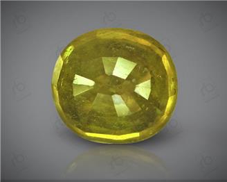 Natural Heated & Treated Yellow Sapphire Certified 6.25 (CTS) ( 88612 )